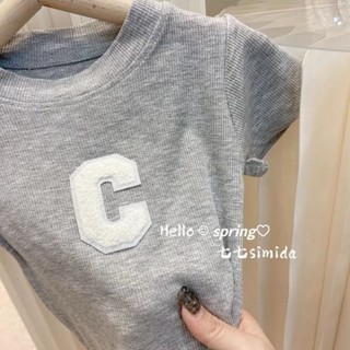 พร้อมส่ง ขายดี เสื้อยืดแขนสั้นลําลอง ผ้าฝ้ายแท้ สีพื้น เข้ากับทุกการแต่งกาย สไตล์เกาหลี ญี่ปุ่น แฟชั่นฤดูร้อน สําหรับเด็กผู้หญิง 2023