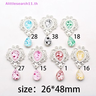 Alittlesearch11 เข็มกลัดโลหะ สีเงิน 48X26 มม. สําหรับตกแต่งงานแต่งงาน DIY