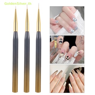 Goldensilver ชุดแปรงปากกาเพ้นท์เล็บเจล UV 3 ชิ้น