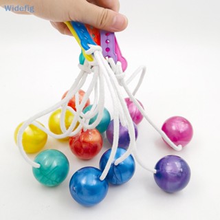 Widefig Click Clacker Balls Fidget Toy Antistress Balls Clack Globe String Swinging Popper Noise Maker ของเล่นแปลกใหม่สําหรับเด็กและผู้ใหญ่สินค้าดี