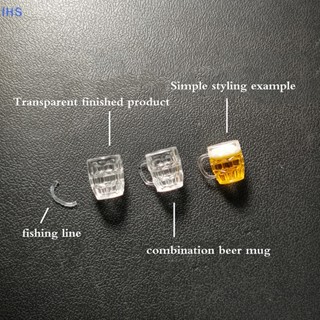 [IHS] แม่พิมพ์ซิลิโคน ขนาดเล็ก 1:12 สําหรับบ้านตุ๊กตา แก้วเบียร์ ชานม DIY