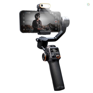 (adspth)hohem Isteady M6 ชุดกิมบอลสมาร์ทโฟน กันสั่น กันสั่น 3 แกน 360° หน้าจอขนาดใหญ่ OLED หมุนได้ พร้อมเซ็นเซอร์ AI Vision และโมดูลไฟเติมขาตั้งกล้อง ขนาดเล็ก