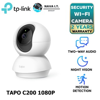 COINSคืน15%⚡FB9JMZV6⚡ TP-LINK TAPO C200 1080P กล้องวงจรปิดภายในอาคาร HOME SECURITY WI-FI CAMERA ประกัน 2 ปี