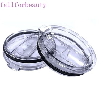 FALLFORBEAUTY ฝาครอบแก้วน้ําพลาสติกใส ทนทาน แบบเปลี่ยน สําหรับรถยนต์