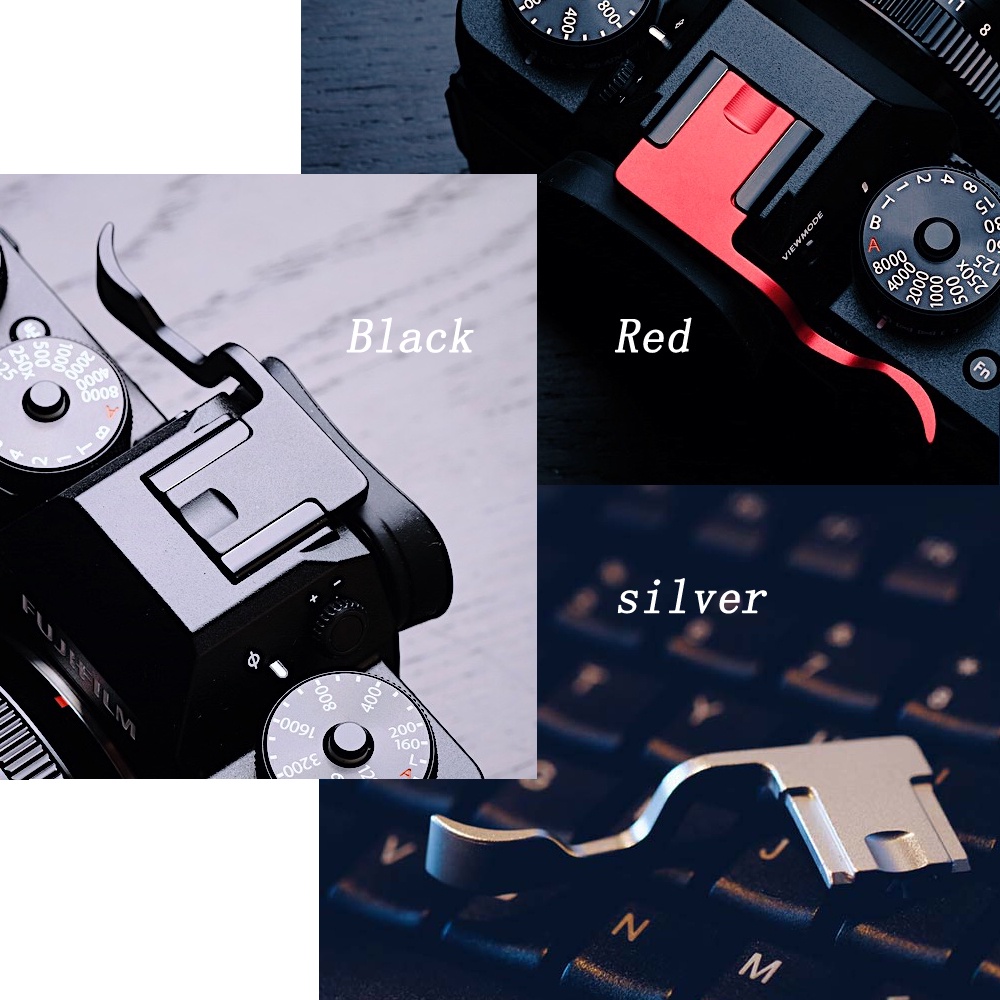 ด้ามจับ Fujifilm XT50 Thumb Rest Thumb Grip Hot Shoe สําหรับ Fujifilm XT50