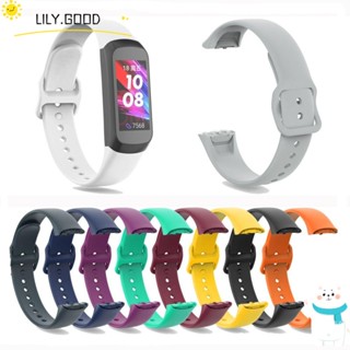 LILY สายนาฬิกาข้อมือ TPU แบบนิ่ม สําหรับ Samsung Galaxy Fit SM-R370