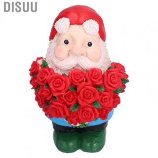 Disuu Christmas Statues Garden Resin Figurines  For Xmas