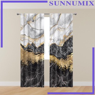 [Sunnimix] ผ้าม่านทึบแสง 2 ชิ้น สําหรับคาเฟ่ ห้องรับประทานอาหาร