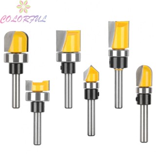 【COLORFUL】Milling Cutter 1pc 6mm Shank Imitation Deep Round Practical Arc Digging