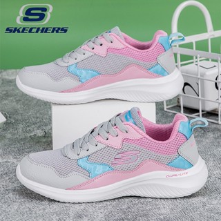 ใหม่ SKECHERS_ DUAL-LITE รองเท้ากีฬา รองเท้าบาสเก็ตบอล พื้นหนา ทนต่อการสึกหรอ สําหรับผู้ชาย และผู้หญิง