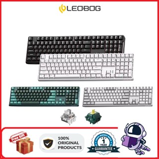 Leobog K108 คีย์บอร์ดเมคคานิคอล RGB สามโหมด