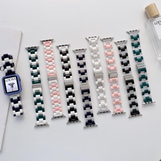 สายนาฬิกาข้อมือ สามสี สําหรับ Apple Watch Iwatch
