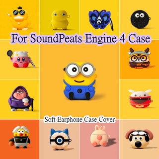 【imamura】เคสหูฟัง แบบนิ่ม ลายการ์ตูนอนิเมะ สําหรับ SoundPeats Engine 4 SoundPeats Engine 4