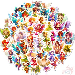 50 ชิ้น / ชุด ❉ Q Flowers Fairy Series 01 สติกเกอร์ สําหรับติดตกแต่ง ❉ สติกเกอร์ Doodle แฟชั่น กันน้ํา DIY