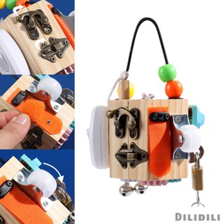 [ ลูกบาศก์ไม้ DIY ของเล่นเสริมการศึกษา สําหรับเด็กผู้ชาย และเด็กผู้หญิง