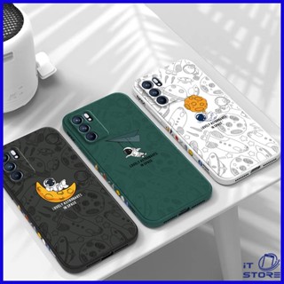 เคส OPPO Reno 6 เคสซิลิโคนสำหรับ OPPO Reno6 เคสป้องกันสำหรับ OPPO Reno6 5G เคสซิลิโคนนักบินอวกาศ OPPO Reno 6 5G เคสนิ่มอินเทรนด์สำหรับ Spaceman 2C-TKR