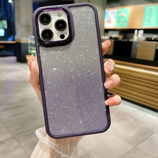 เคสใส ประดับเลื่อม กลิตเตอร์ หรูหรา สําหรับ iPhone 11 12 13 14 Pro Max X XS XR 6 7 8 Plus SE 2020