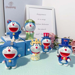 SHANRONG โดเรม่อน โมเดลตุ๊กตาฟิกเกอร์ Doraemon ขนาดเล็ก เหมาะกับของขวัญ ของเล่นสะสม สําหรับเด็ก