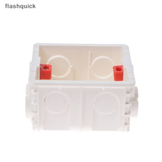 Flashquick กล่องซ็อกเก็ตสวิตช์ 86 สวิตช์ ติดผนัง