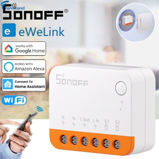 พร้อมส่ง Sonoff Minir4 Extreme Wi-fi สวิตช์ควบคุมด้วยเสียง ขนาดเล็ก