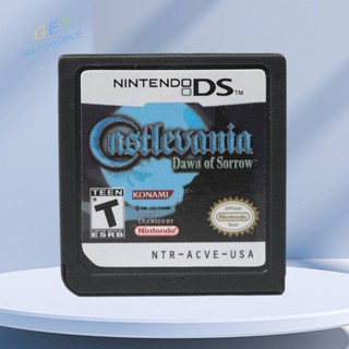 [Getdouble.th] การ์ดเกม Castlevania สําหรับ Nintendo DS 2DS 3DS XL NDSI [Getdouble.th]