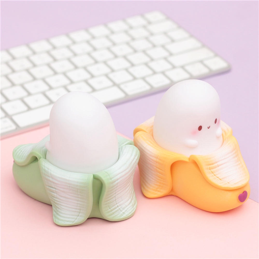 โคมไฟกลางคืน LED รูปกล้วยน่ารัก ขนาดเล็ก สร้างสรรค์ สําหรับตกแต่งห้องนอนเด็ก - รูปที่ 3