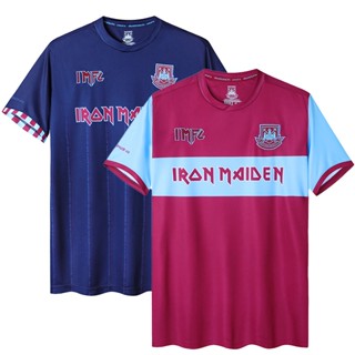 เสื้อกีฬาแขนสั้น ลายทีมชาติฟุตบอล A.t.a Iron Lady Western Ham Union ชุดเหย้า และทีมเยือน สไตล์เรโทร แบบมืออาชีพ