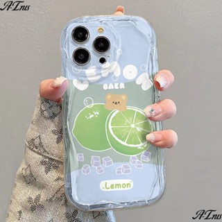 เคสโทรศัพท์มือถือแบบนิ่ม กันกระแทก ลายหมี สําหรับ 12 Apple Lime 13 xspromax xr 11✅เคสโทรศัพท์มือถือ แบบใส สําหรับ Iphone 148p 7 ZGOK