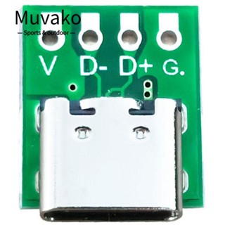 MUVAKO อะแดปเตอร์ชาร์จ USB 3.1 Type-C PCB