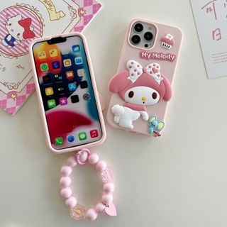 เคสโทรศัพท์มือถือ ซิลิโคน พร้อมสายโซ่คล้อง สําหรับ Iphone 14promax 13 12 12pro 11