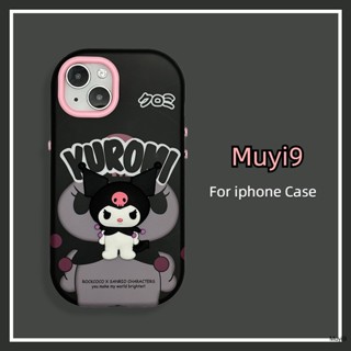 [ใหม่] เคสโทรศัพท์มือถือนิ่ม กันหล่น ลายการ์ตูนอนิเมะ Kuromi 3D สีดํา สร้างสรรค์ สําหรับ IPhone14ProMax 13ProMax I12 Pro MAX i11 14 13Pro