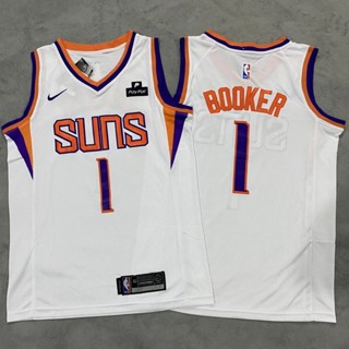 ขายดีและหลากหลาย สไตล์ Buke No. เสื้อกีฬาบาสเก็ตบอลลําลอง ปักลาย NBA สีขาว สไตล์เรโทร มี 1 ชิ้น 968670