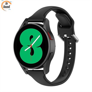 【IS】สายนาฬิกาข้อมือซิลิโคน ขนาดใหญ่ 20 มม. แบบเปลี่ยน สําหรับ Samsung Galaxy Watch4 Galaxy Active2