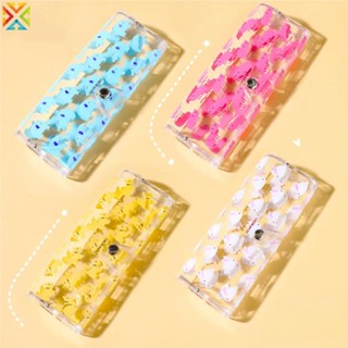 1 ชิ้น การ์ตูนสัตว์ เดินทาง ผู้หญิง ใส PVC แว่นตา กล่องกระเป๋าป้องกัน ที่ใส่อุปกรณ์แว่นตา กันน้ํา
