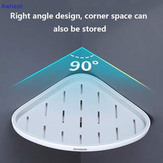 Awheat ชั้นวางของ แบบไม่ต้องเจาะผนัง อุปกรณ์เสริม สําหรับห้องน้ํา ห้องครัว