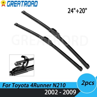 ใบปัดน้ําฝนกระจกหน้ารถยนต์ LHD 24 นิ้ว 20 นิ้ว สําหรับ Toyota 4Runner N210 2002-2009