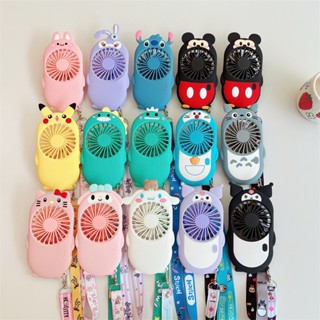3d Sanrio Kuromi My Melody พัดลมมือถือ แบบพกพา Mini USB ชาร์จ ขาตั้งพัดลม น่ารัก Cinnamoroll คอแขวน หอพัก พัดลมระบายความร้อน ลมแรง ปรับความเร็วได้ พัดลมไฟฟ้า