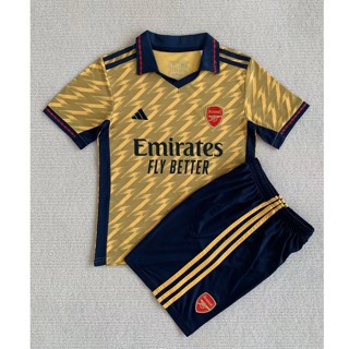 【จัดส่งด่วน】ชุดเสื้อกีฬาแขนสั้น ลายทีมชาติฟุตบอลชั้นนํา Arsenal สําหรับเด็ก และผู้ใหญ่