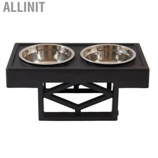 Allinit Elevated Dog Bowl  Raised Adjustable Height for Small Pet