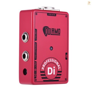 Dolamo D-7 แป้นเหยียบเอฟเฟคกีตาร์ DI Box พร้อมสวิตช์ยกพื้น XLR Out สําหรับกีตาร์ไฟฟ้า