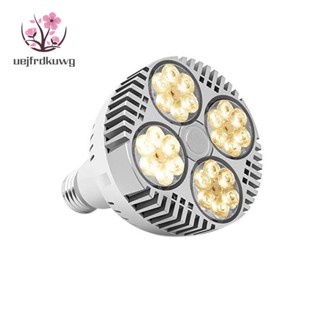 E27 หลอดไฟ 35W LED ฟูลสเปกตรัม แสงวอร์มไวท์ สําหรับปลูกพืชในร่ม และเรือนกระจก