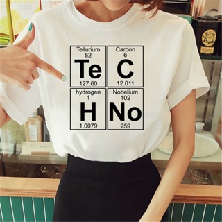 Techno เสื้อยืด พิมพ์ลายกราฟฟิคมังงะ สไตล์ฮาราจูกุ สําหรับผู้หญิง y2k