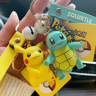 Darnell ของแท้ พวงกุญแจฟิกเกอร์ Psyduck Squirtle Pokemon อุปกรณ์เสริม สําหรับรถยนต์