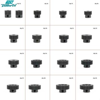 Rctown มอเตอร์เกียร์โลหะ 0.8 แม่พิมพ์ 48p 3.175 มม. อุปกรณ์เสริม สําหรับรถบังคับ 1/10