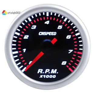 Cnspeed เครื่องวัดรอบเครื่องยนต์รถยนต์ 2 นิ้ว 52 มม. 0-8000 RPM 12V RPM