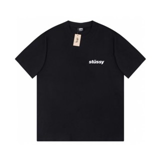 Stussy -เสื้อยืด แขนสั้น แฟชั่นใหม่ สําหรับผู้ชาย และผู้หญิง Jrwyyh