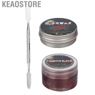 Keaostore Halloween SFX Makeup Kit Form  Wound Safe Skin Friendly Multi Purpose