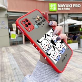 เคสซิลิโคนใส ขอบสี่เหลี่ยม กันกระแทก ลายการ์ตูน Pochacco น่ารัก สําหรับ Infinix Note 8 X692