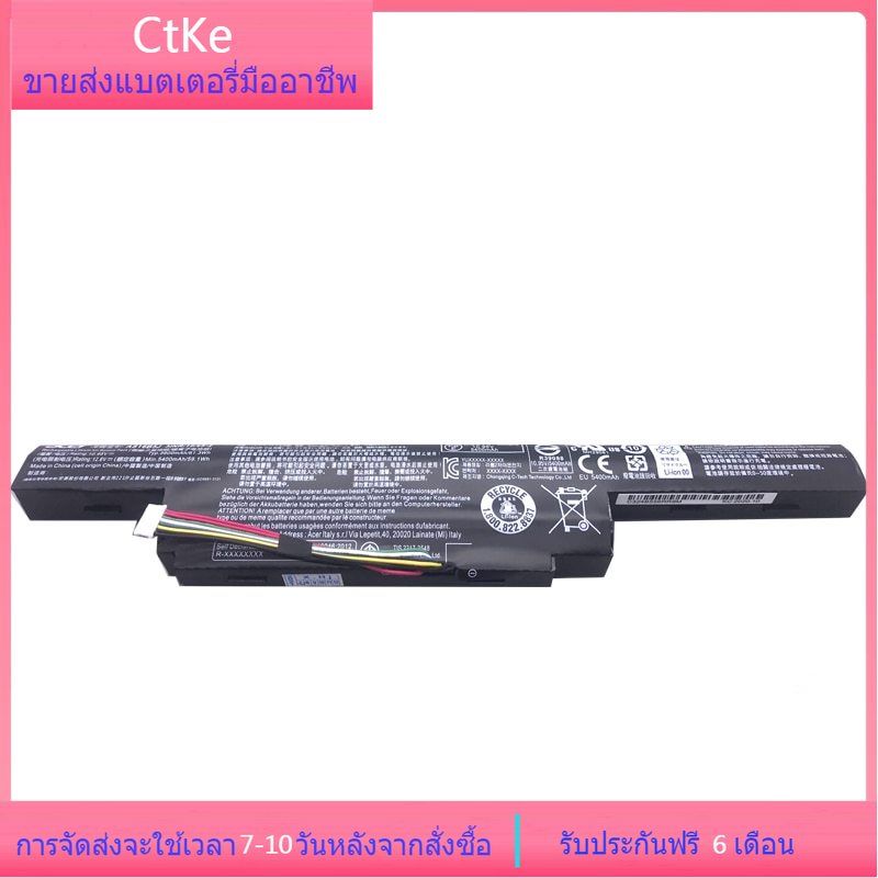 Ctke AS16B5J แล็ปท็อป แบตเตอรี่ For Acer Aspire F15 F5-573G E5-575G-53VG 3ICR19/66-2 AS16B8J