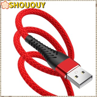 Shououy สายชาร์จ USB C Type-C 2.4A 1 เมตร ทนทาน สําหรับ HUAWEI 2 เมตร